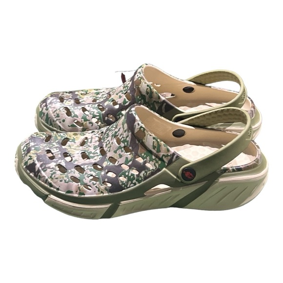 Joybees Men’s Graphic Kryptek Transitional Olive Clog Sandals Size 10. NWT - Picture 3 of 7
